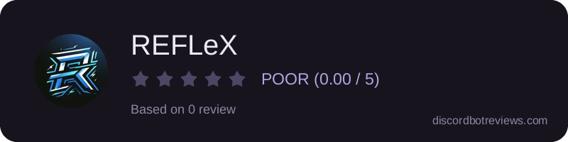 Rating widget preview for REFLeX