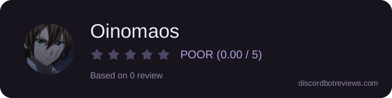 Rating widget preview for Oinomaos