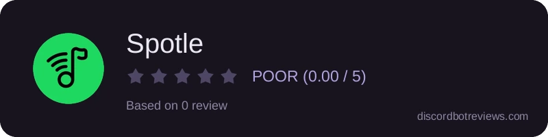 Rating widget preview for Spotle