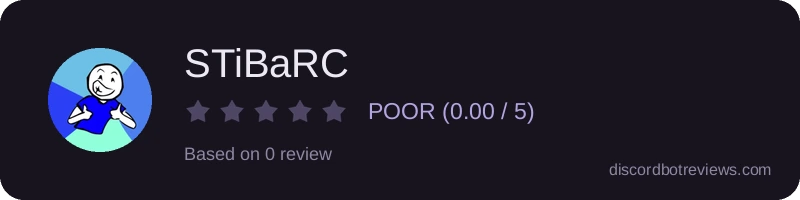 Rating widget preview for STiBaRC