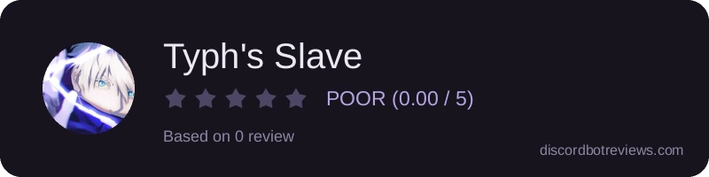 Rating banner for Typh's Slave