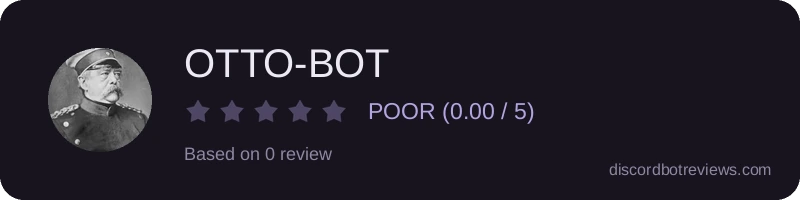 Rating widget preview for OTTO-BOT