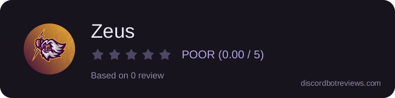 Rating widget preview for Zeus