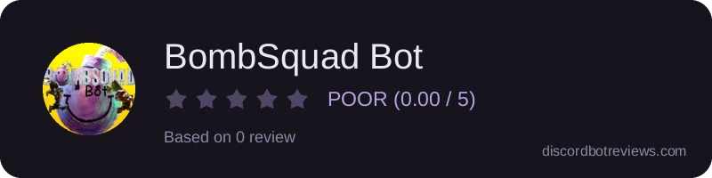 Rating widget preview for BombSquad Bot