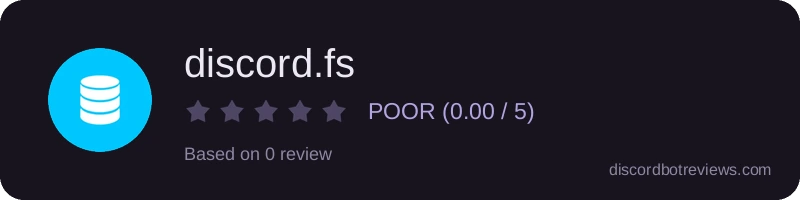 Rating banner for discord.fs