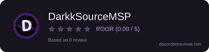 Rating widget preview for DarkkSourceMSP