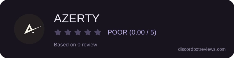 Rating widget preview for AZERTY