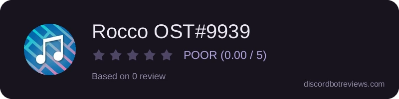 Rating widget preview for Rocco OST#9939