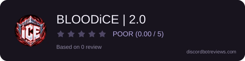 Rating widget preview for BLOODiCE | 2.0