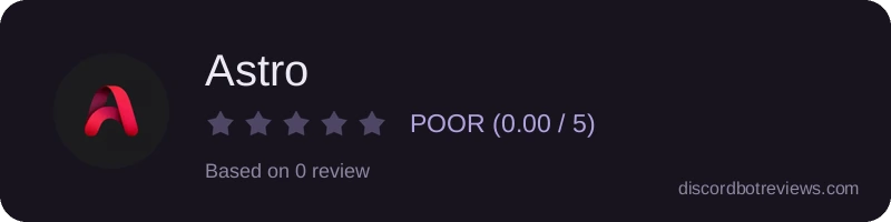 Rating widget preview for Astro