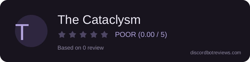 Rating widget preview for The Cataclysm