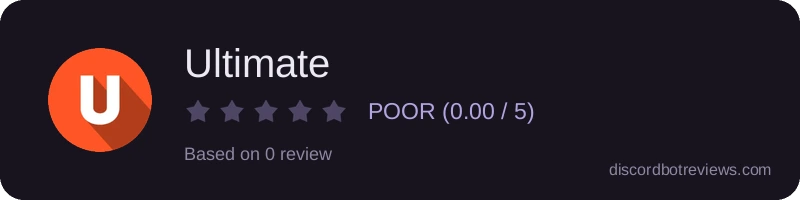 Rating widget preview for Ultimate
