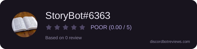 Rating widget preview for StoryBot#6363