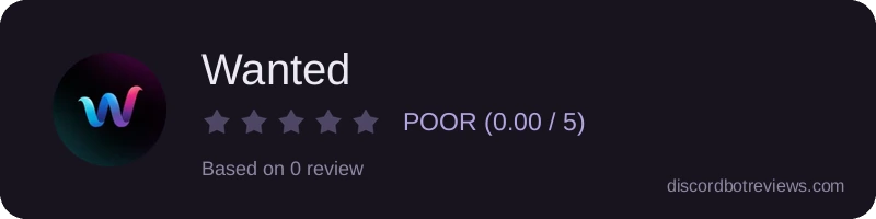 Rating widget preview for Wanted
