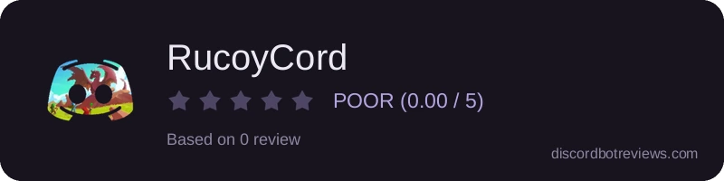 Rating widget preview for RucoyCord