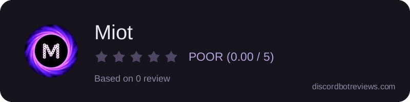 Rating widget preview for Miot 