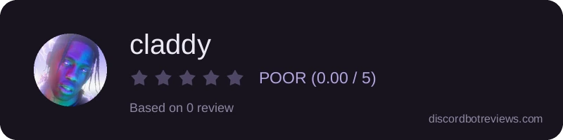 Rating widget preview for claddy