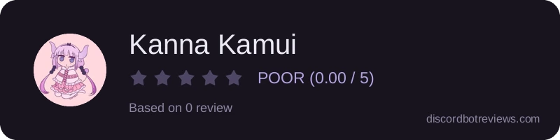 Rating widget preview for Kanna Kamui