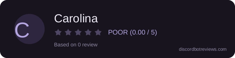 Rating banner for Carolina