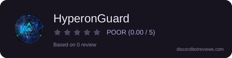 Rating widget preview for HyperonGuard