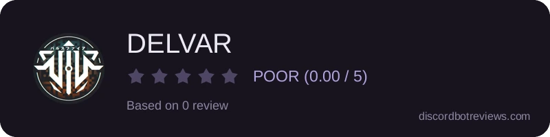 Rating widget preview for DELVAR
