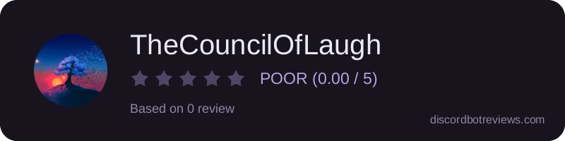 Rating widget preview for TheCouncilOfLaugh
