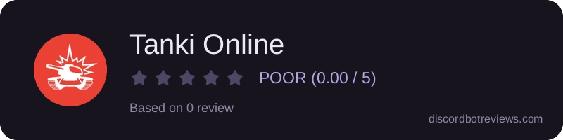 Rating widget preview for Tanki Online