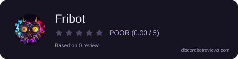 Rating widget preview for Fribot