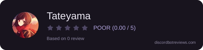 Rating banner for Tateyama