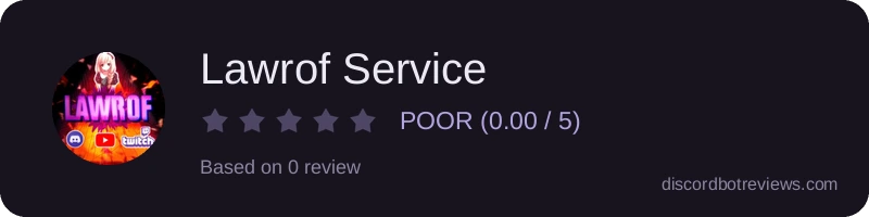 Rating widget preview for Lawrof Service