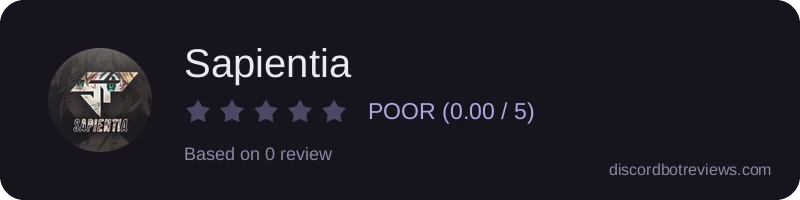 Rating widget preview for Sapientia