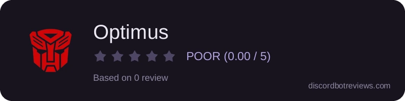 Rating widget preview for Optimus