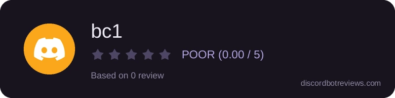 Rating banner for bc1