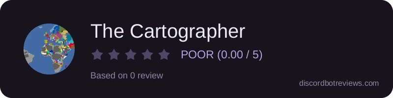 Rating widget preview for The Cartographer