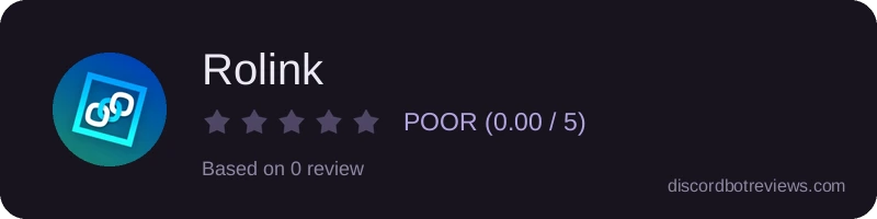 Rating widget preview for Rolink