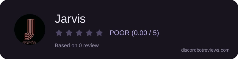 Rating widget preview for Jarvis