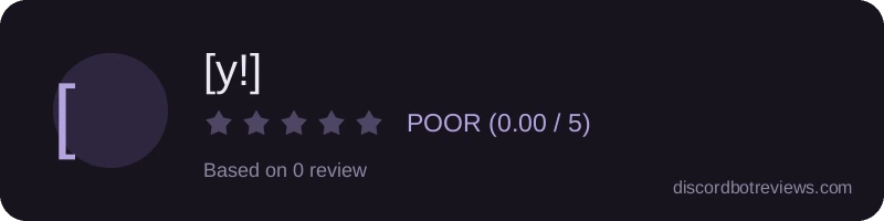 Rating widget preview for [y!] 