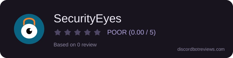 Rating widget preview for SecurityEyes