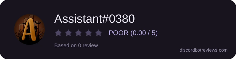 Rating widget preview for Assistant#0380