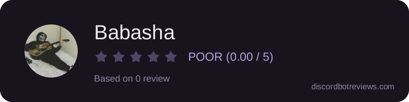 Rating widget preview for Babasha