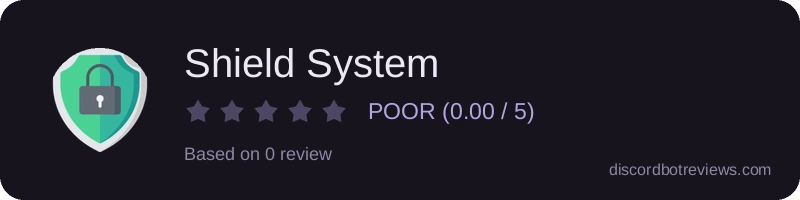 Rating widget preview for Shield System