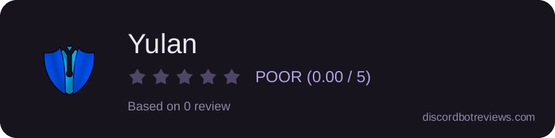 Rating widget preview for Yulan