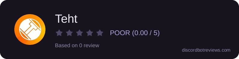 Rating widget preview for Teht