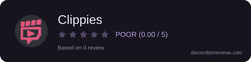 Rating widget preview for Clippies