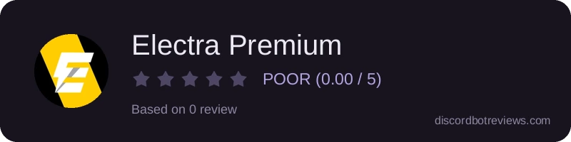 Rating widget preview for Electra Premium