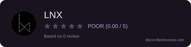 Rating widget preview for LNX