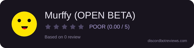 Rating widget preview for Murffy (OPEN BETA)