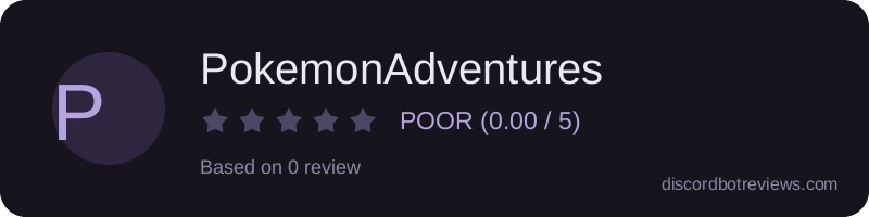 Rating widget preview for PokemonAdventures