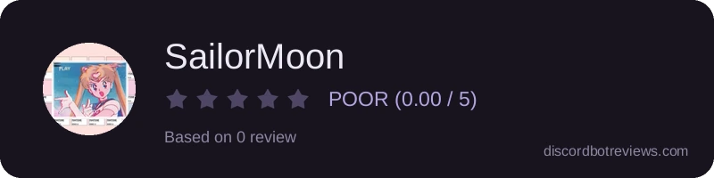 Rating widget preview for SailorMoon