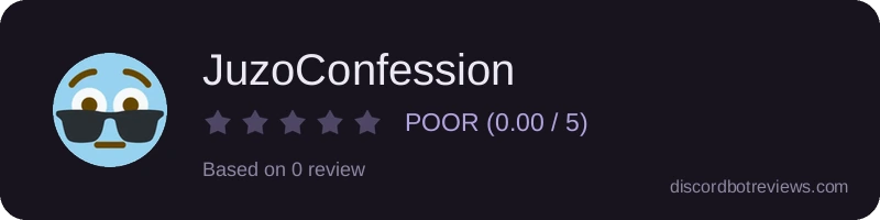 Rating widget preview for JuzoConfession